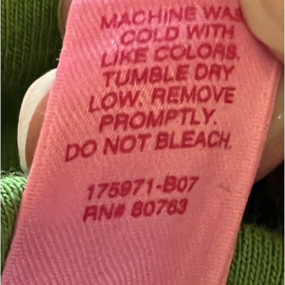 VS PINK PILLOW THROW PILLOW & CASE PEACE LOVE PINK GREEN VINTAGE 2005 - Picture 9 of 12